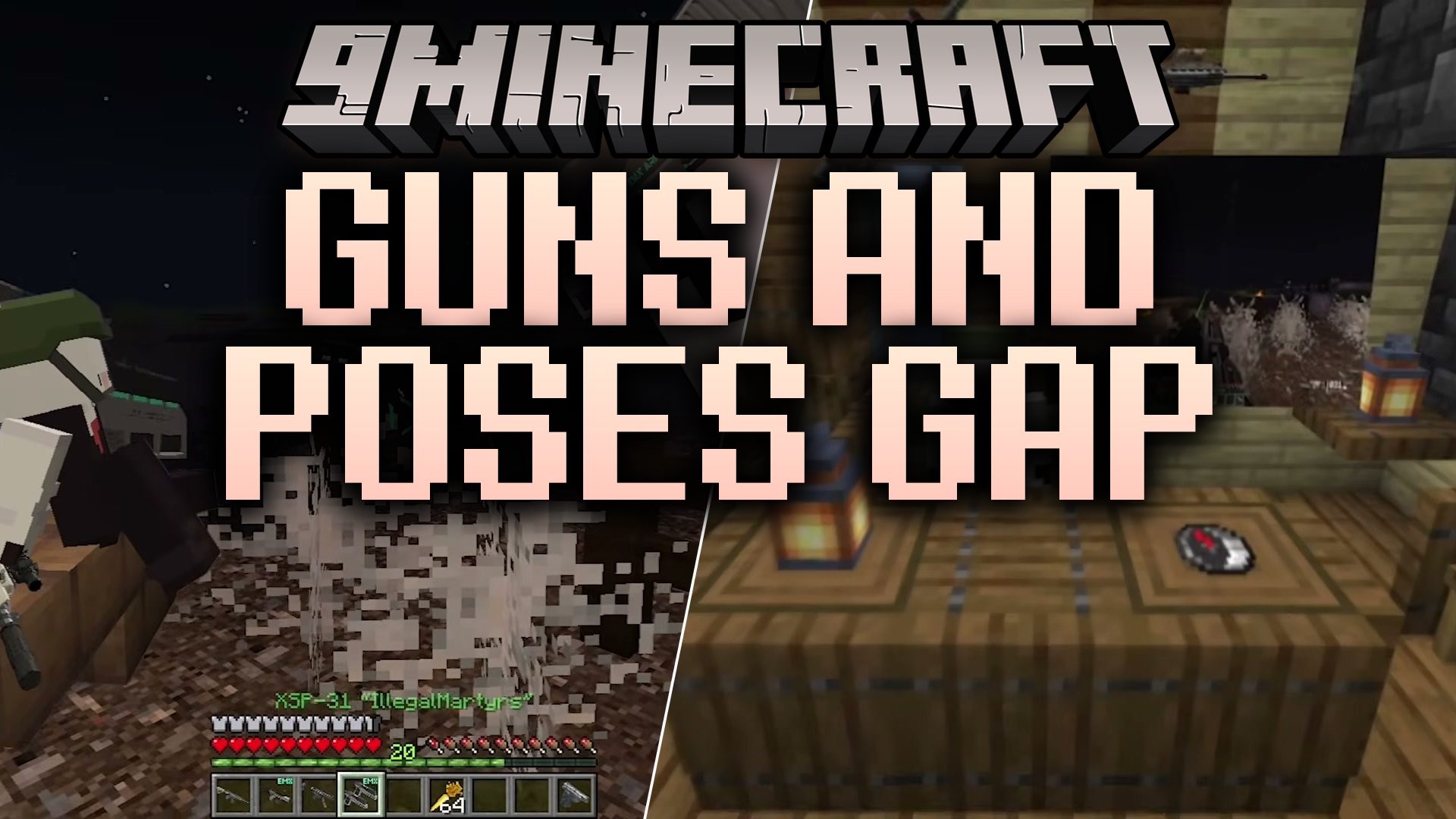 Guns And Poses GAP Modpack (1.20.1) – Guns Quests And Cool Poses