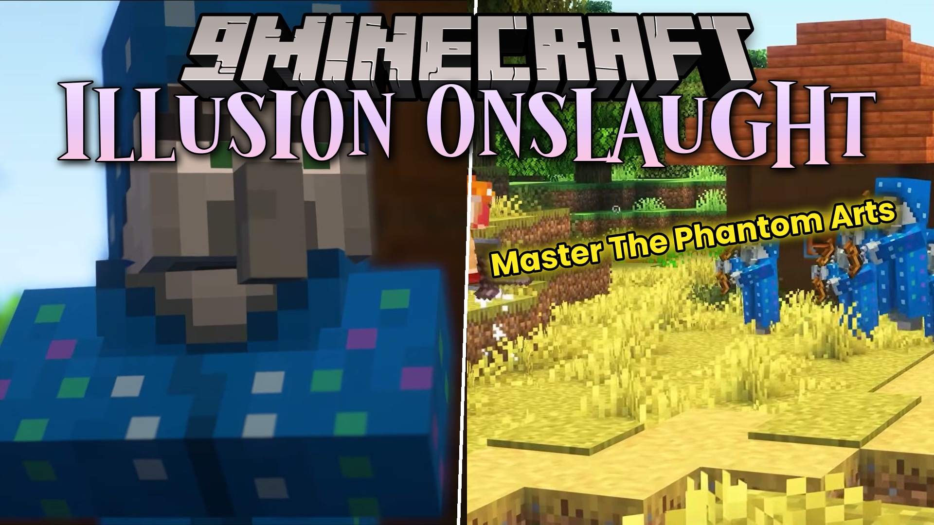 Illusion Onslaught Mod (1.20.1) – Master Elemental Magic Against Dark Illagers