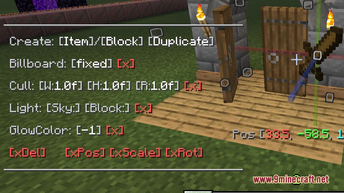 Inherent Statues Mod (26.2, 1.21.11) – Decorate Survival Bases With Custom 3D 6 Inherent statues mod interface for editing item and block displays in survival