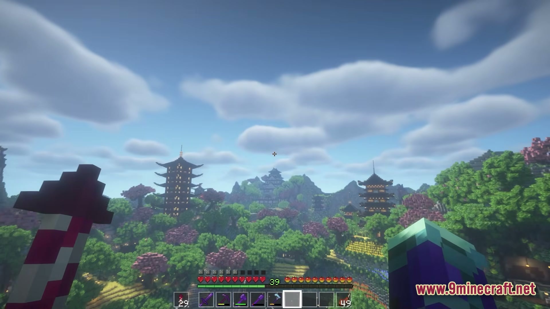 Japanese Survival House Map (26.2, 1.20.1) – Serene Cherry Blossom Homestead 6 Japanese survival house map screenshot 5