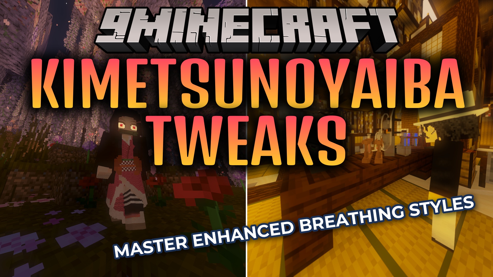 Kimetsunoyaiba Tweaks Mod (1.20.1) – Master Breathing Styles in Multiplayer
