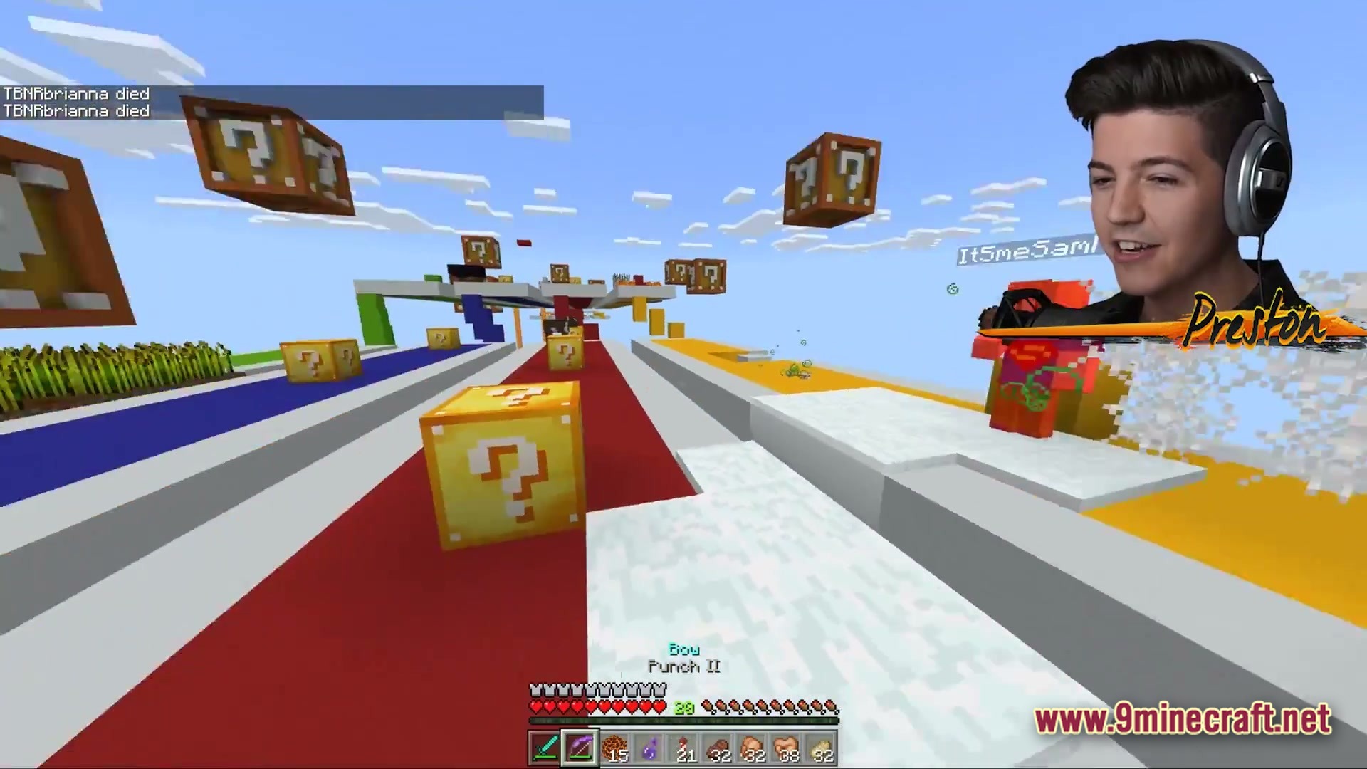 Luckyblock Race With Checkpoints Map (26.2, 1.20.1) – Sprint Through Pure Chaos 2 Luckyblock race with checkpoints map screenshot 1