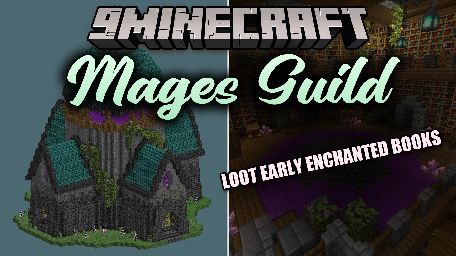 Mages Guild Data Pack (1.21.1) – Raid Overworld Dungeons for Enchanted Books