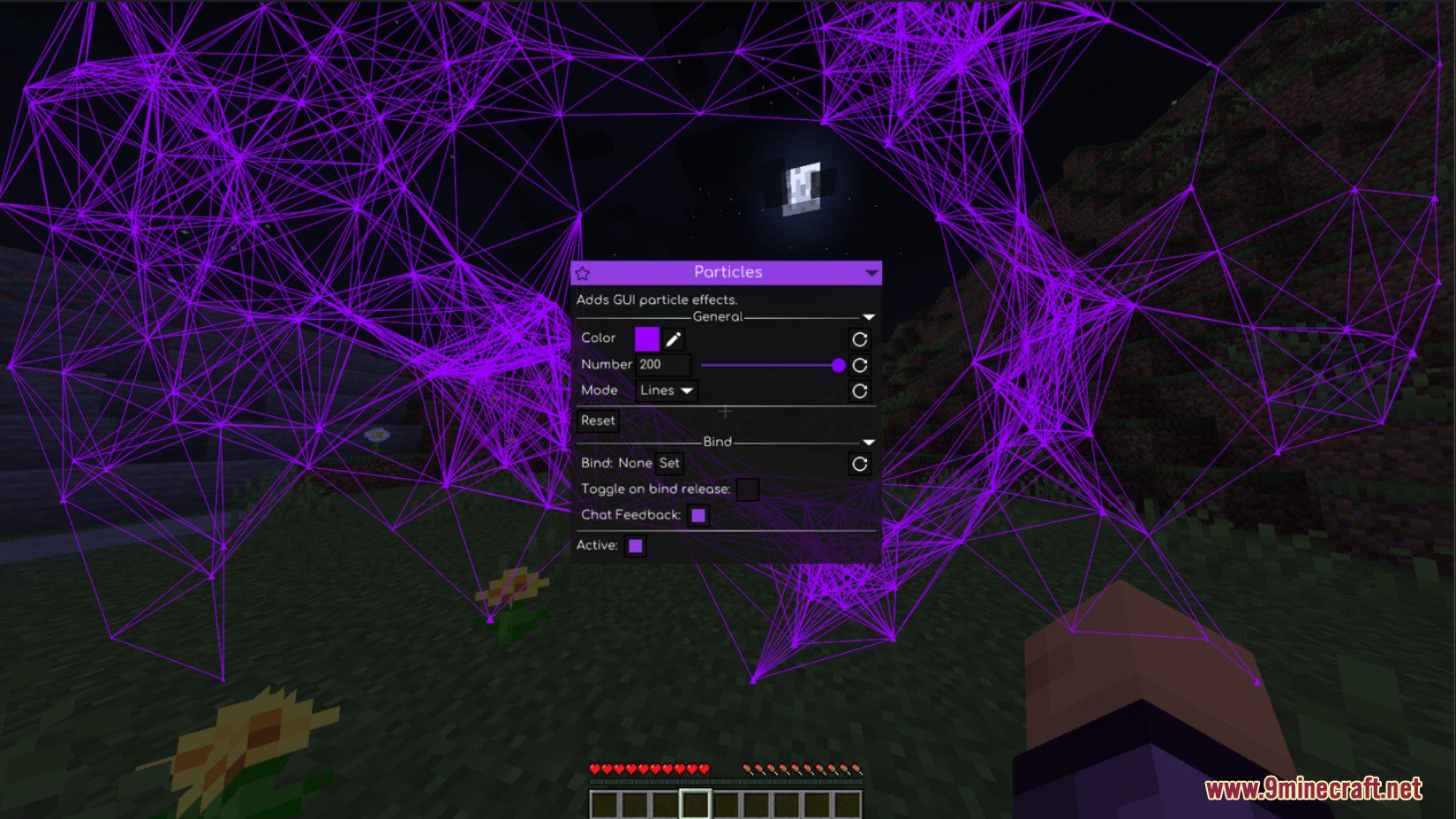 Meteor Client Addons (26.2, 1.20.1) – Modify Almost Anything In Meteor 18 Meteor gui particles addon screenshots 2