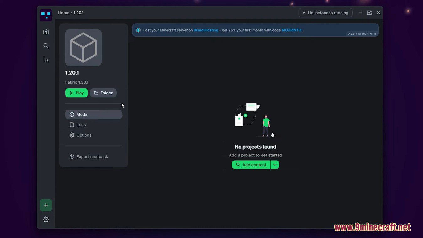 Modrinth launcher screenshots 4