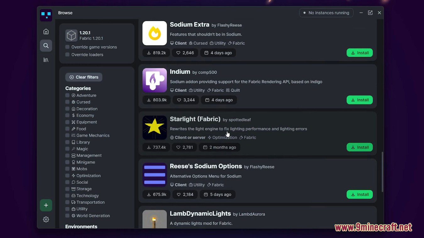 Modrinth launcher screenshots 5