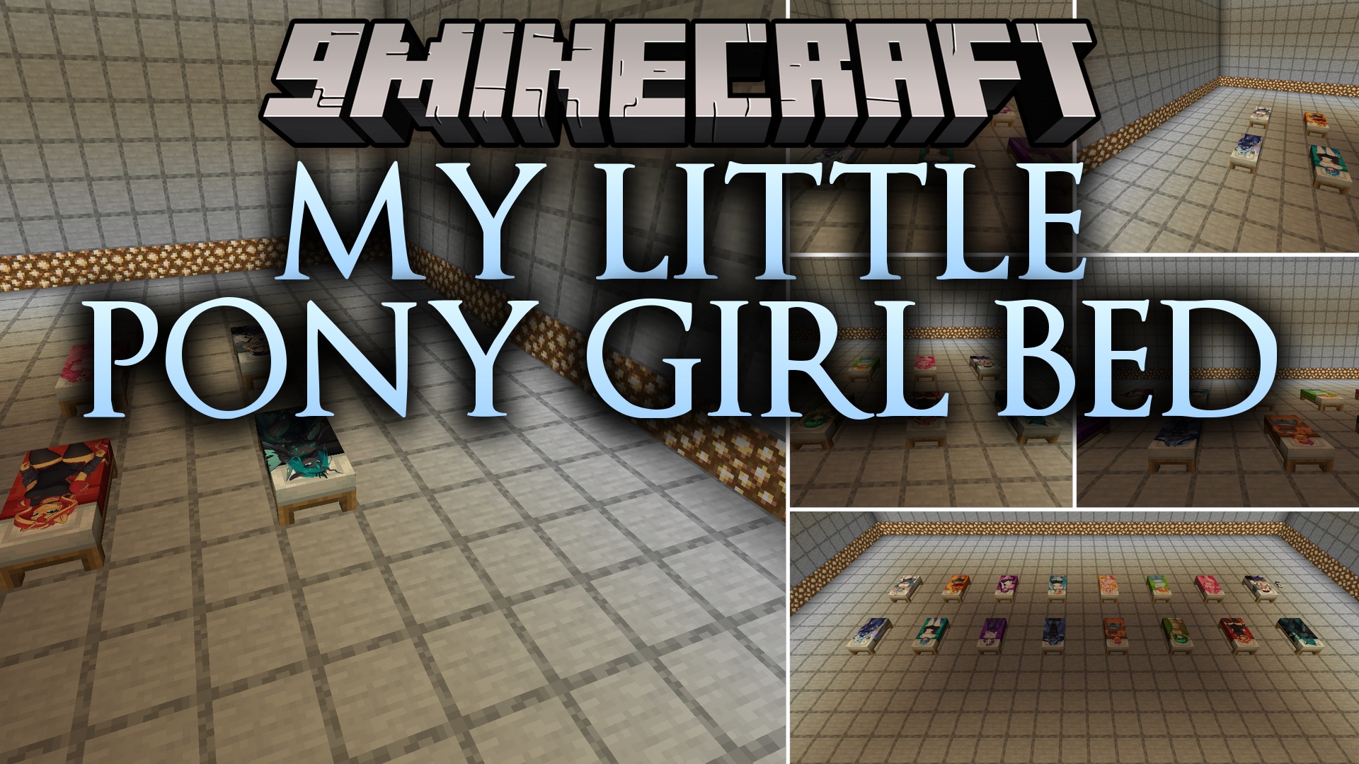 My Little Pony Girl Bed Resource Pack (26.2, 1.20.1) – Cute Pony Character Beds