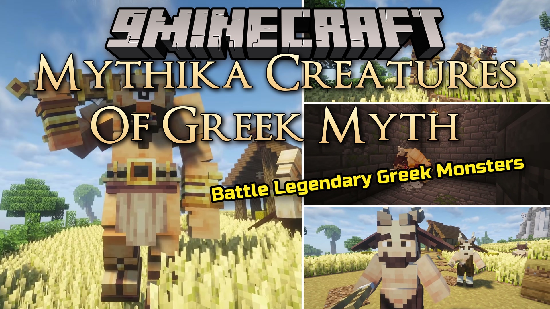 Mythika Creatures of Greek Myth Mod (1.21.1) – Battle Ancient Greek