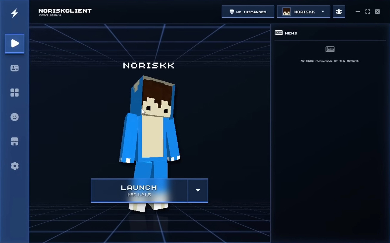 Norisk client launcher screenshots 1