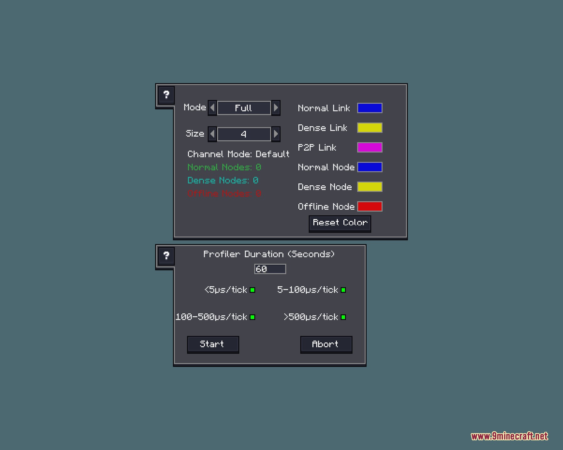 Obsidian Network Interface Resource Pack (1.21.1) – Sleek Dark Aesthetic 6 Dark themed network analyzer and profiler menus for managing complex storage systems