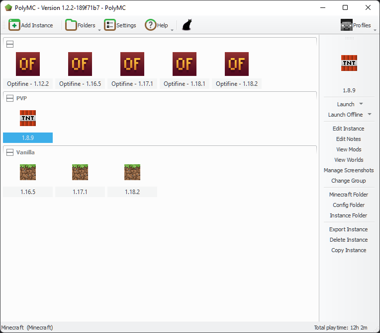 Polymc Launcher (26.2, 1.20.1) – User Freedom &Amp; Free Redistributability 2 Polymc launcher screenshots 1