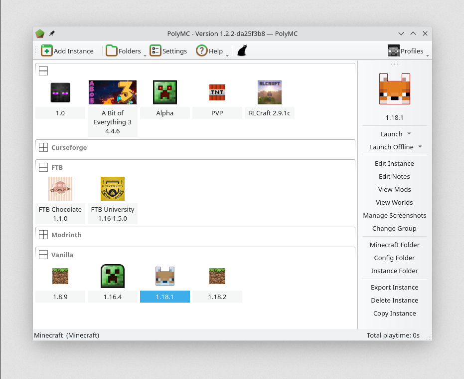 Polymc Launcher (26.2, 1.20.1) – User Freedom &Amp; Free Redistributability 4 Polymc launcher screenshots 3