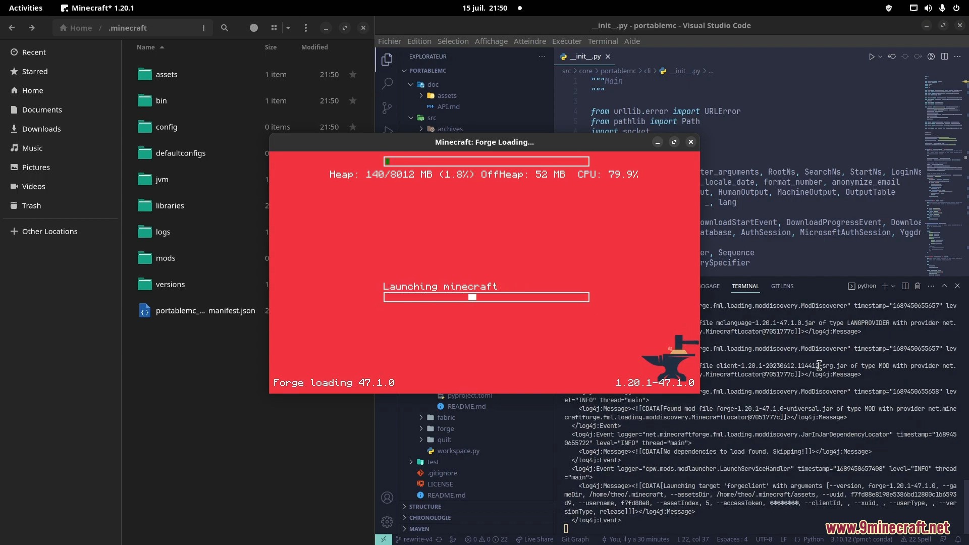 Portable Minecraft Launcher (26.2, 1.20.1) – Command-Line Launcher 4 Portable minecraft launcher screenshots 3