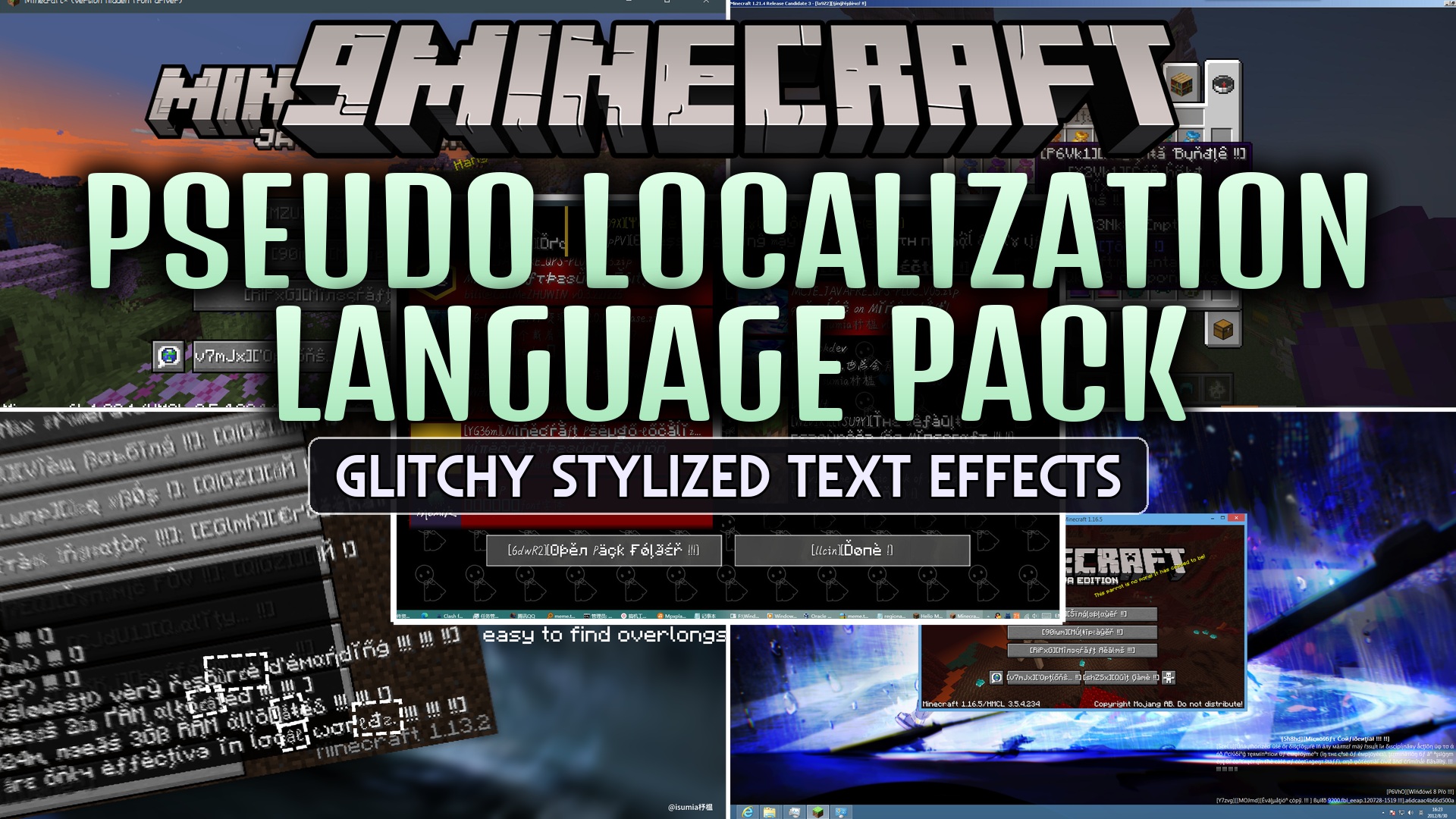 Pseudo Localization Language Pack Resource Pack (26.2, 1.20.1)