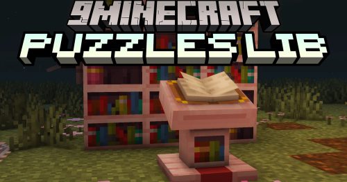 Retrograde Vision Resource Pack (1.21.11, 1.20.1) – Classic Programmer Art 10 Puzzles lib 500x263 2