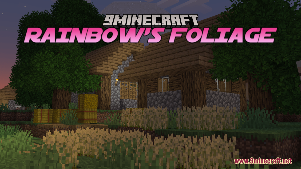 Rainbow’s Foliage Resource Pack (26.2, 1.20.1) – Bushier Leaves for Natural Forests