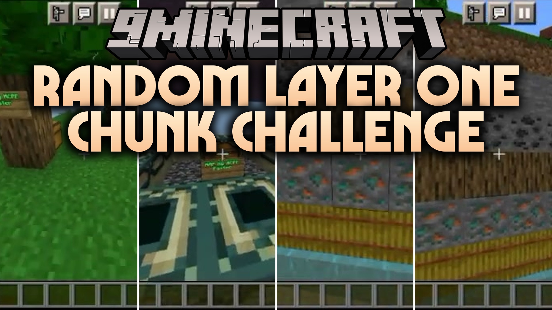 Random Layer One Chunk Challenge Map (26.2, 1.20.1) – Dig Through Random Layers