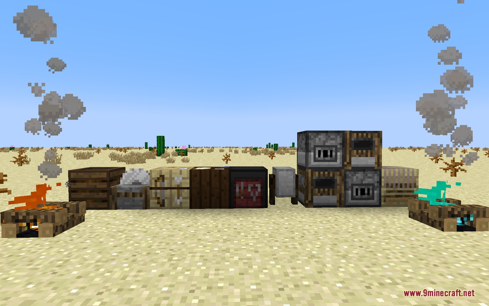 Retrograde Vision Resource Pack (1.21.11, 1.20.1) – Classic Programmer Art 2 Retrograde vision resource pack displays classic textures for modern utility blocks