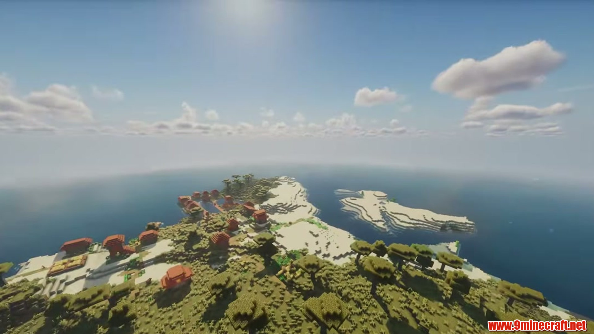Second landscape view from minecraft seed -3525984390421752921