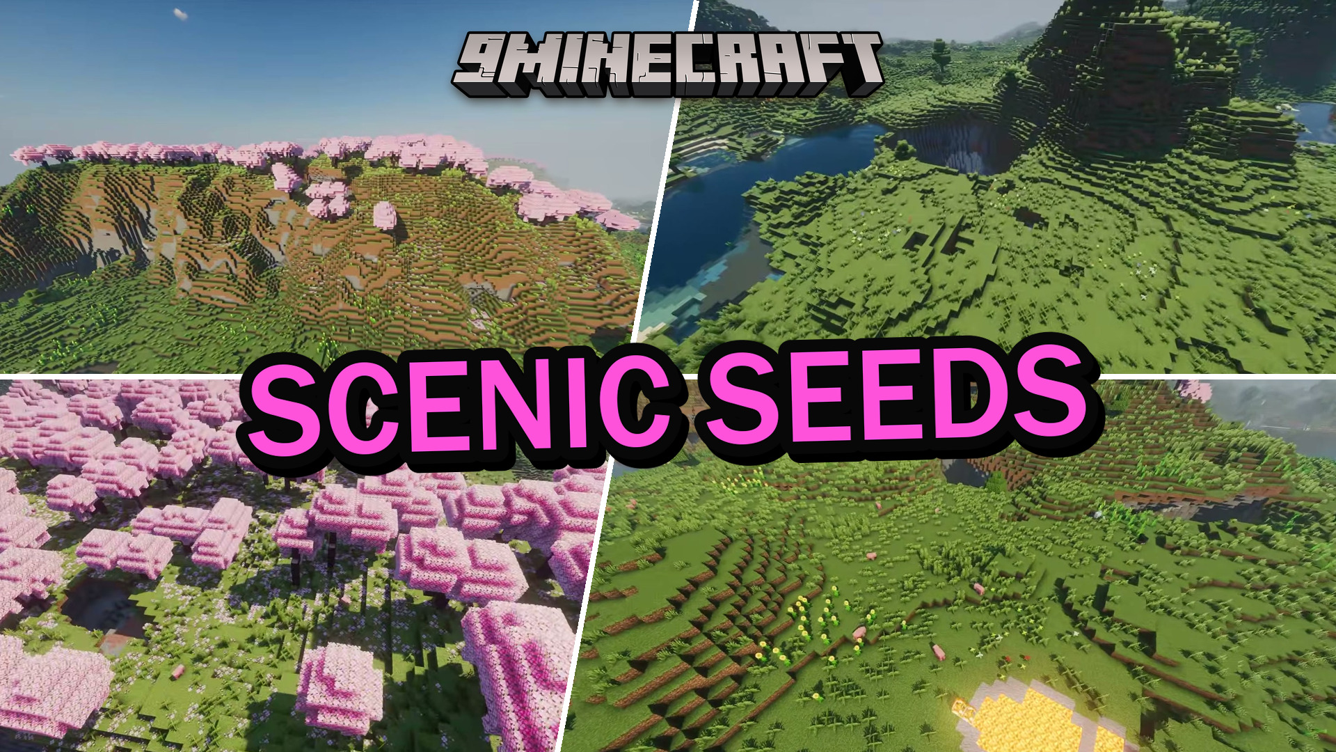 Sakura Valleys And Wild Terrain: 12 Scenic Seeds For Minecraft (26.2, 1.21.11) – Java/Bedrock Edition