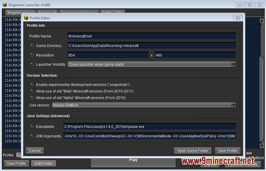 Shiginima launcher screenshots 3