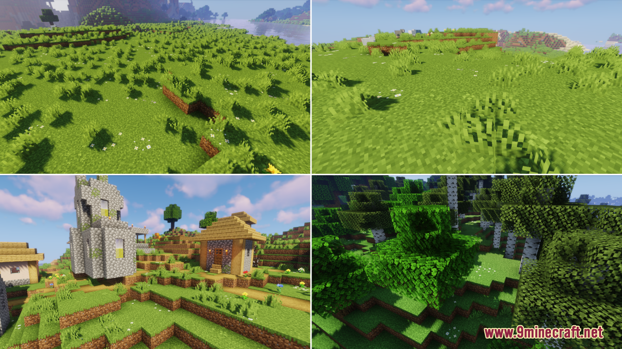 Simple Grass Flowers Resource Pack (26.2, 1.20.1) – Texture Pack 12 Simple grass flowers screenshots 11