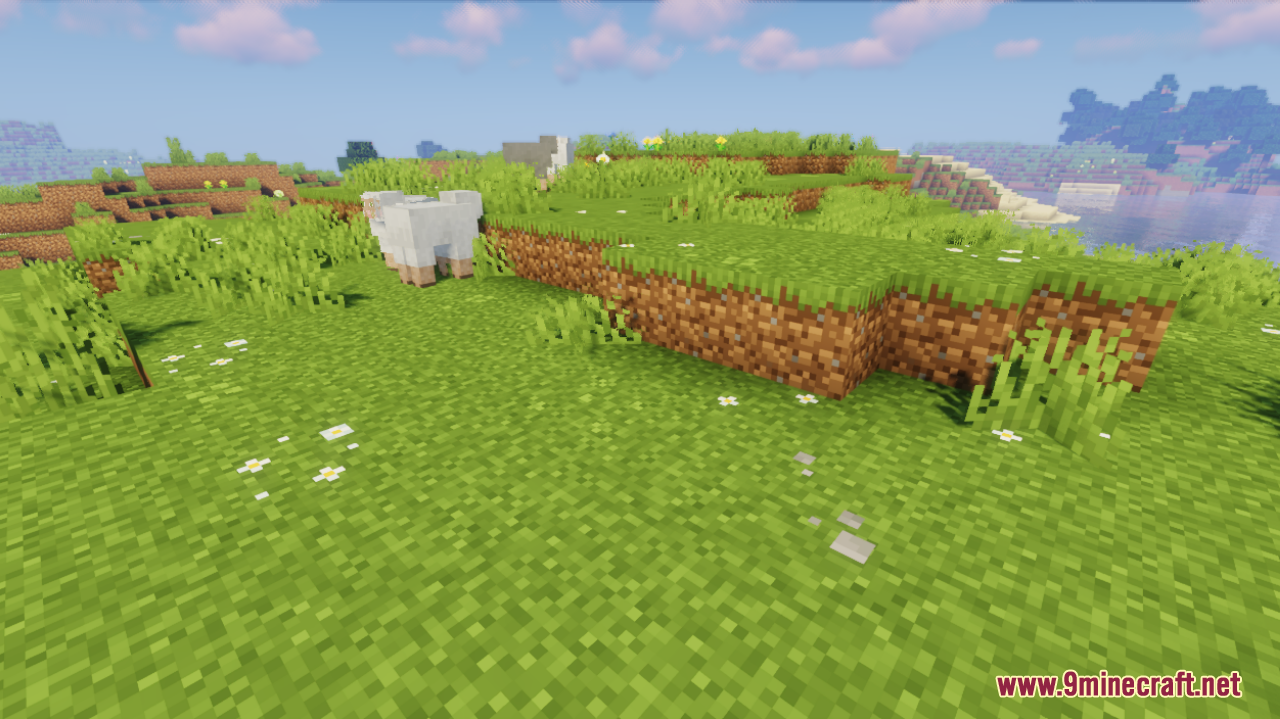 Simple Grass Flowers Resource Pack (26.2, 1.20.1) – Texture Pack 3 Simple grass flowers screenshots 2