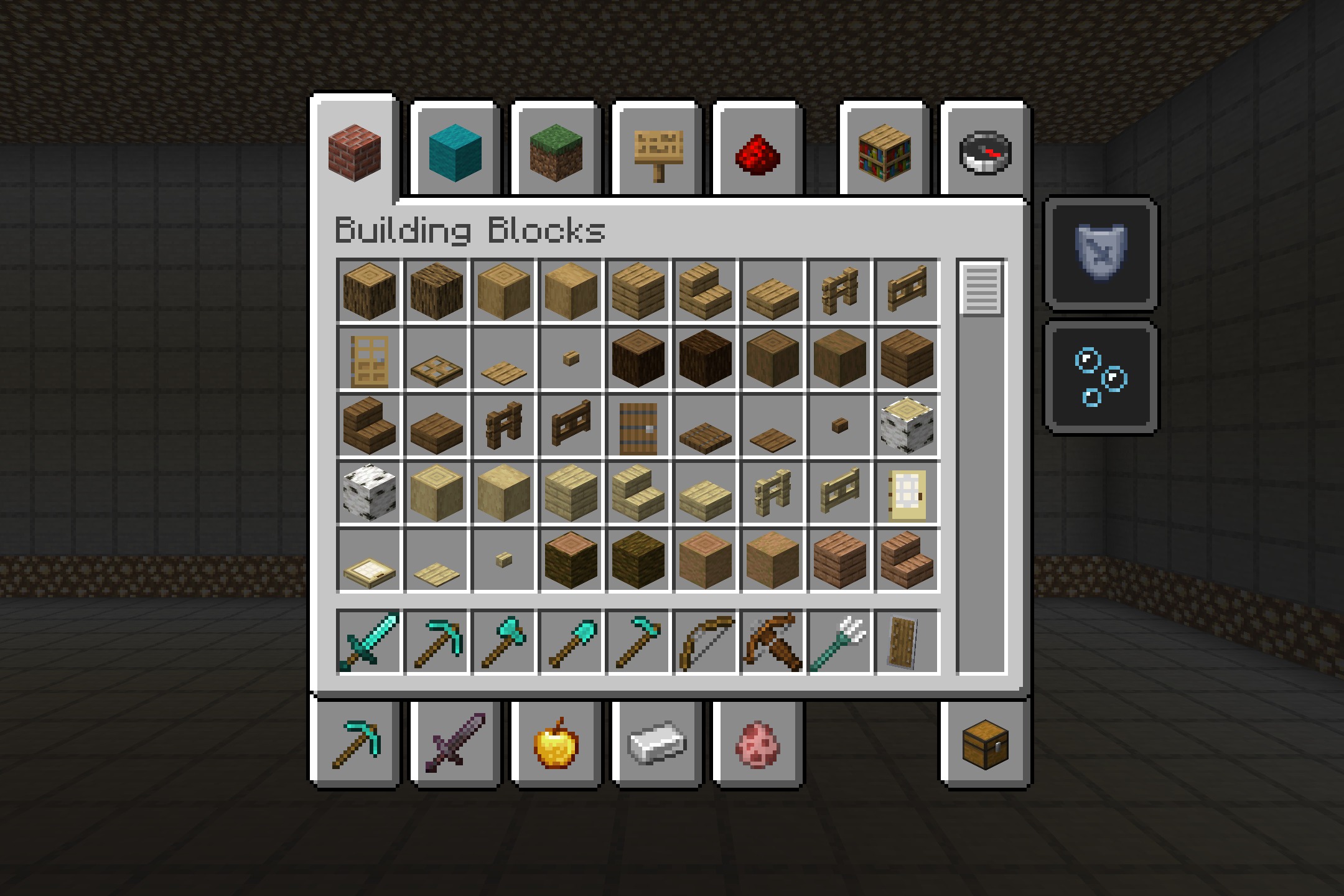 Sky Inventory Background Resource Pack (26.2, 1.21.1) 2 Sky inventory background resource pack replaces the gray inventory background with clouds