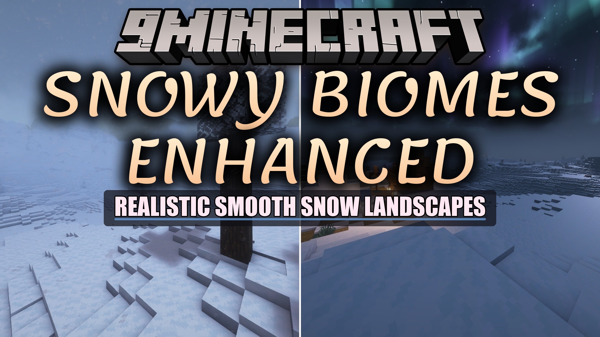Snowy Biomes Enhanced Data Pack (26.2, 1.20.1) – White Tree Leaves and Smooth