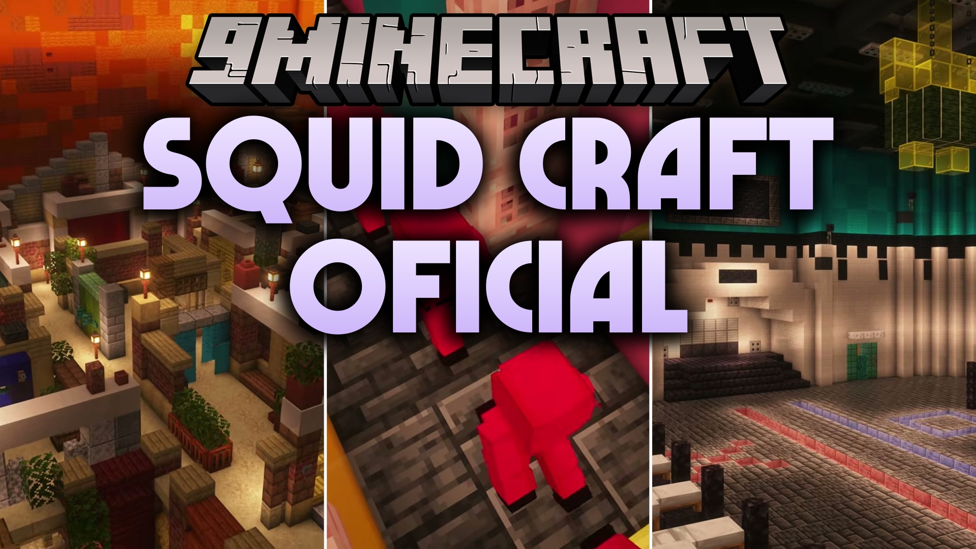 Squid Craft Oficial Map (26.2, 1.20.1) – Survive the Deadly Playground Games