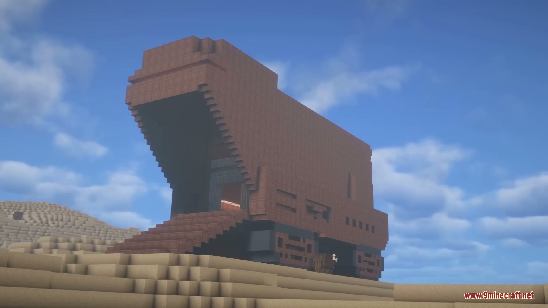 Star Wars Expansion Mod (1.20.1) – Fly Starships And Travel To Alien Planets 17 A massive sandcrawler