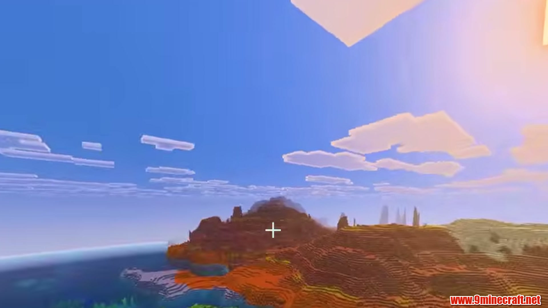 Coastal village, badlands and deep loot in minecraft seed 1337497744374739280