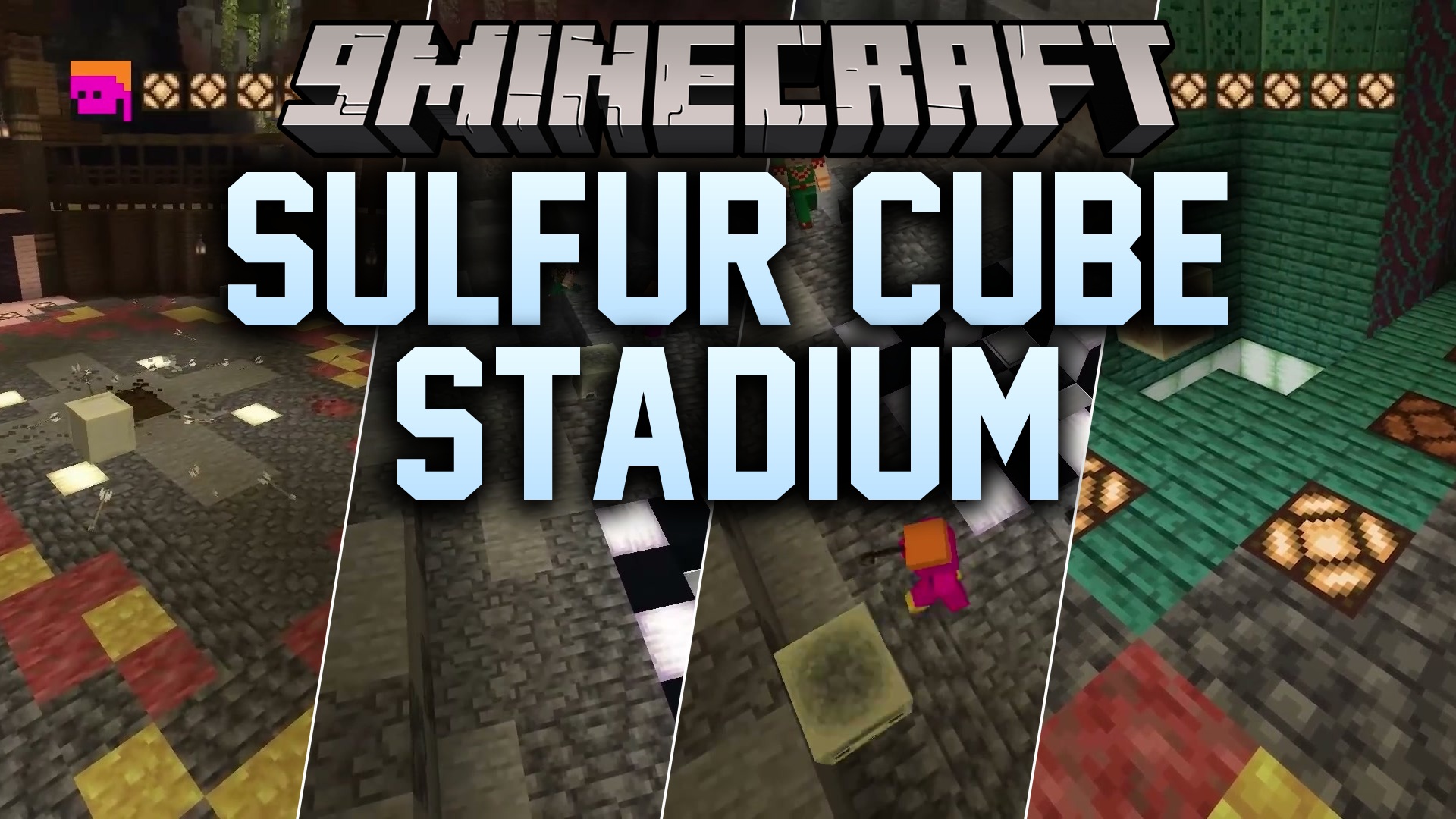 Sulfur Cube Stadium Map (26.2, 1.20.1) – Fight Across Giant Block Arenas