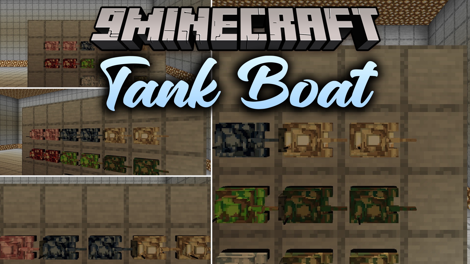 Tank Boat Resource Pack (1.21.11, 1.20.1) – Turn Vanilla Boats Into Armored