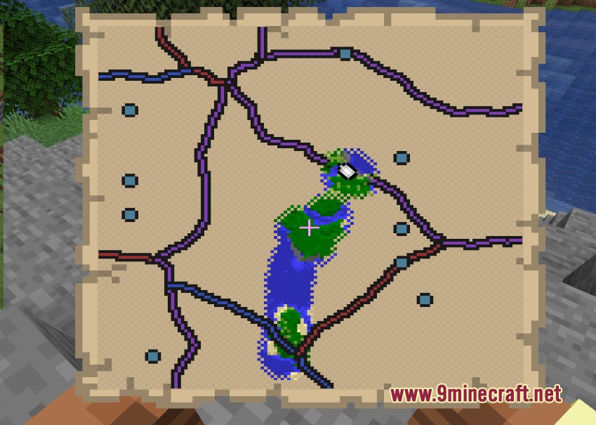 Tectonic Fury Mod (26.1.2, 1.21.1) – Survive Brutal Earthquakes 5 A minecraft map displaying tectonic plate boundaries and active fault zones