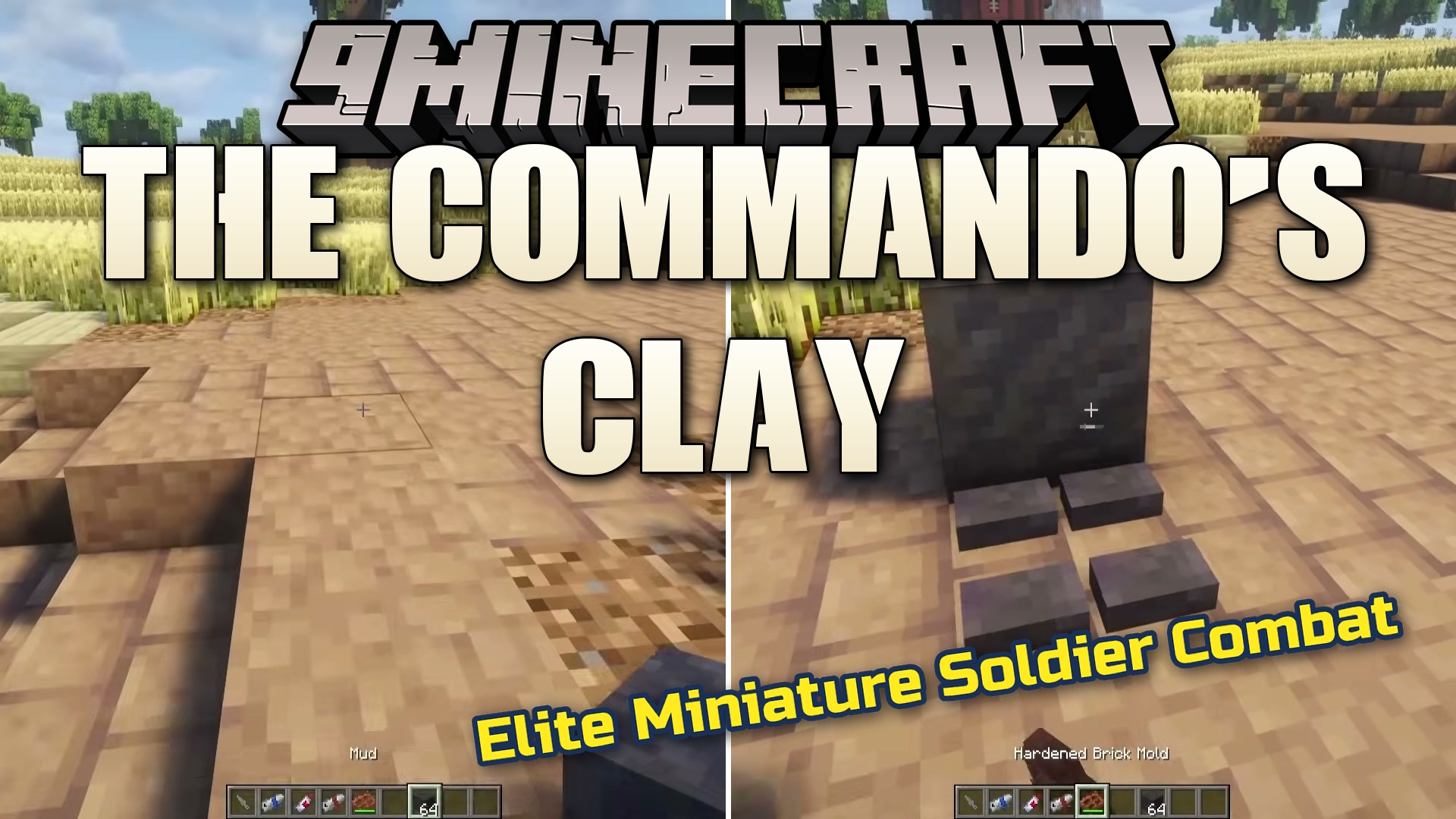 The Commando’s Clay Mod (1.21.1, 1.20.1) – Defend Your Base with an Army