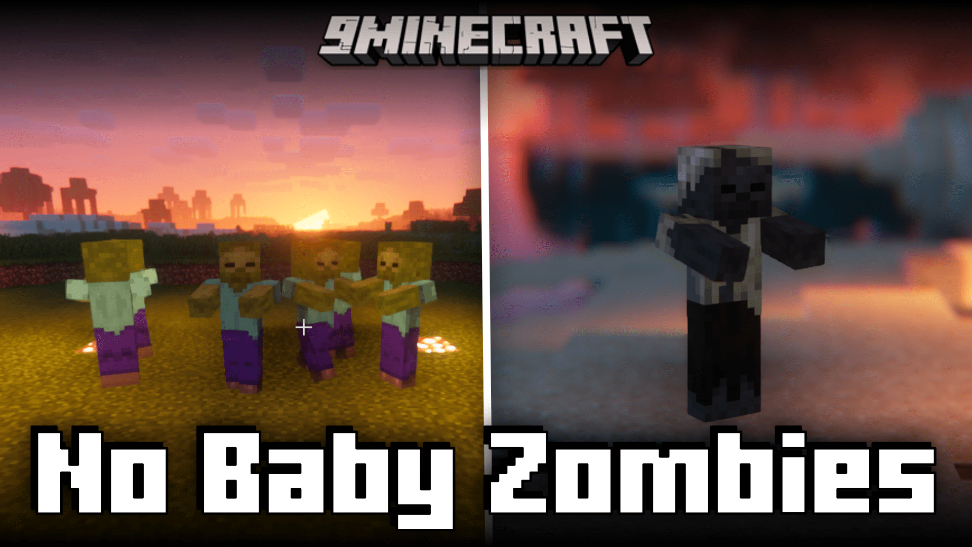 No Baby Zombies Mod (26.2, 1.20.1) – Prevents Baby Zombies From Spawning