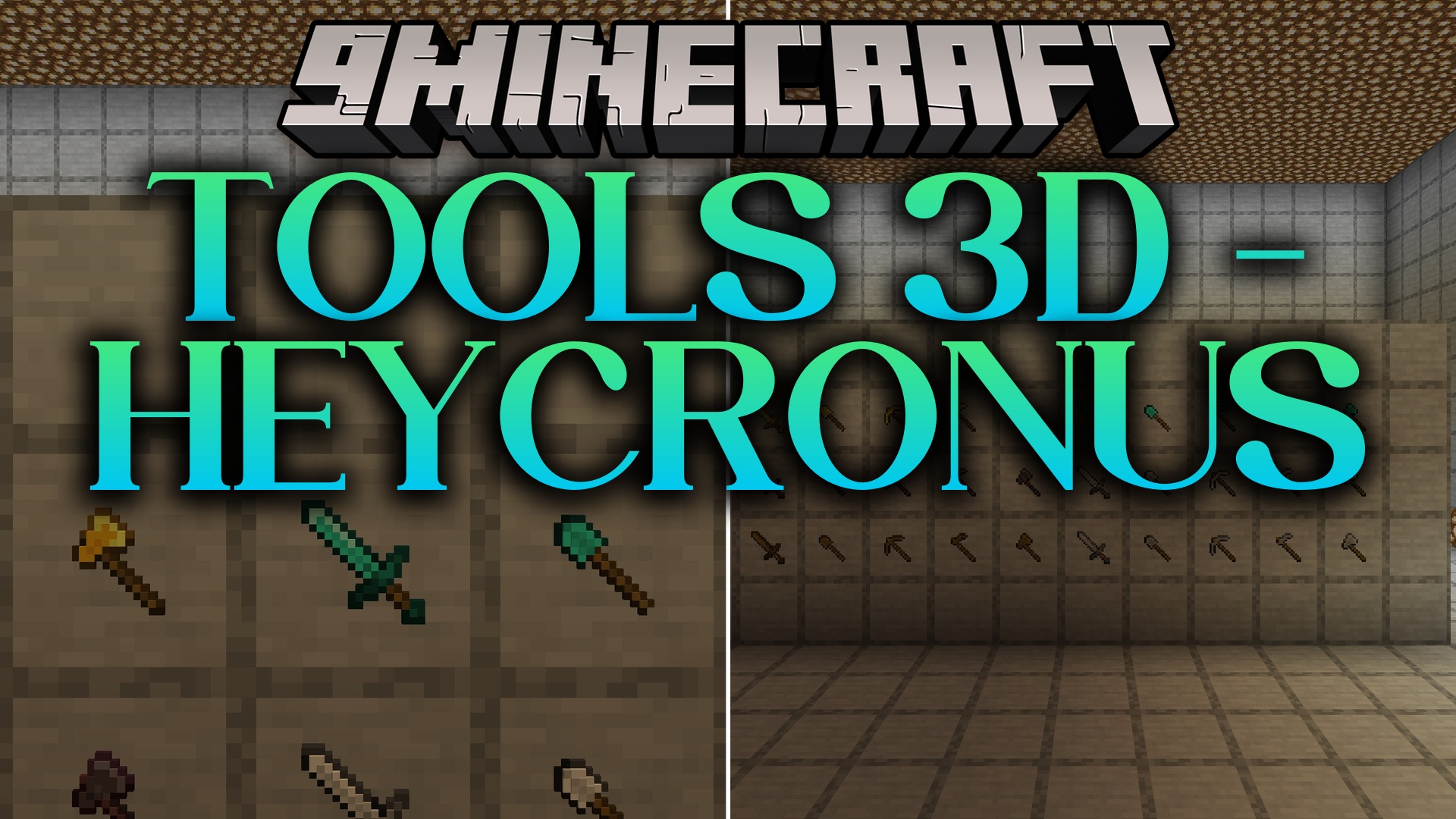 Tools 3D – Heycronus Resource Pack (26.1.2, 1.20.1) – Chunky 3D Tools