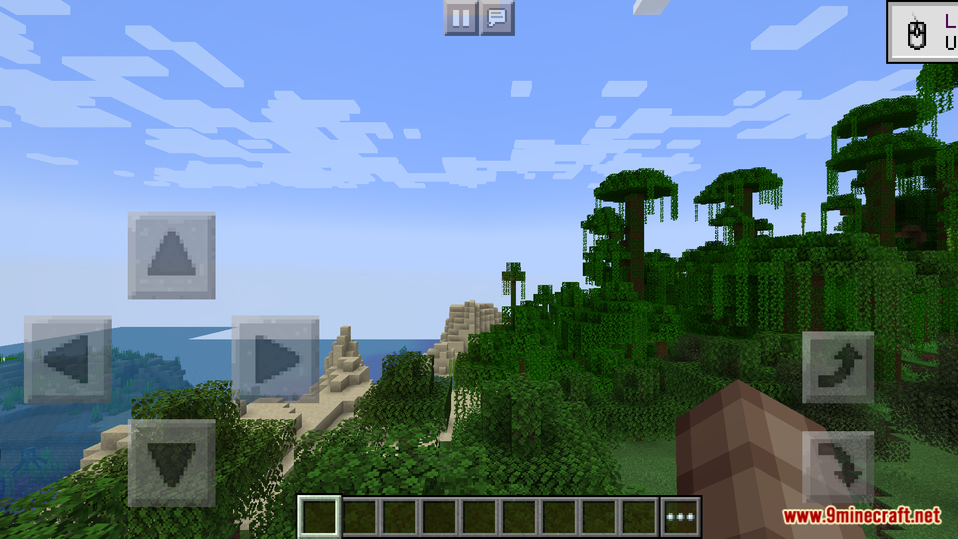Touchcontroller Mod (26.2, 1.20.1) – Bring Bedrock Touch To Java 3 Touchcontroller mod screenshots 2
