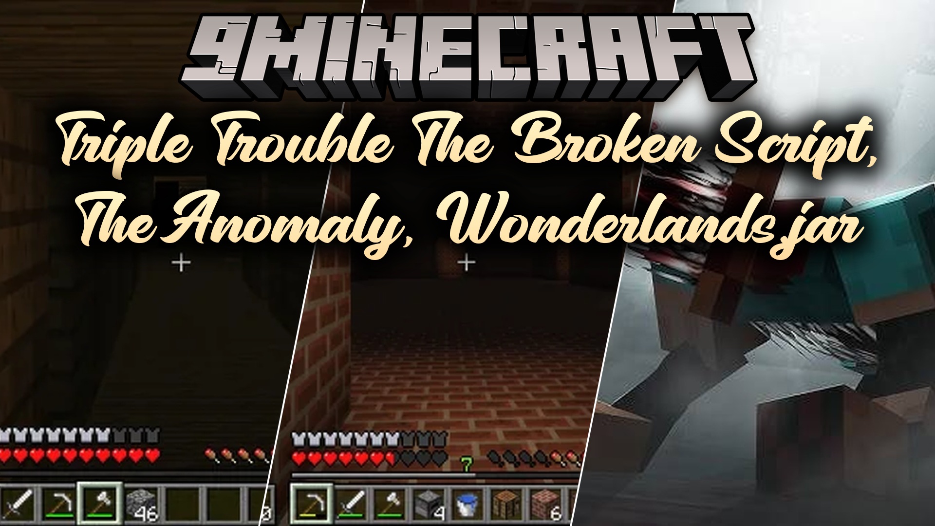 Triple Trouble The Broken Script The Anomaly Wonderlands.jar Modpack (1.20.1) – Survive Deep Cosmic Horror Dimensions