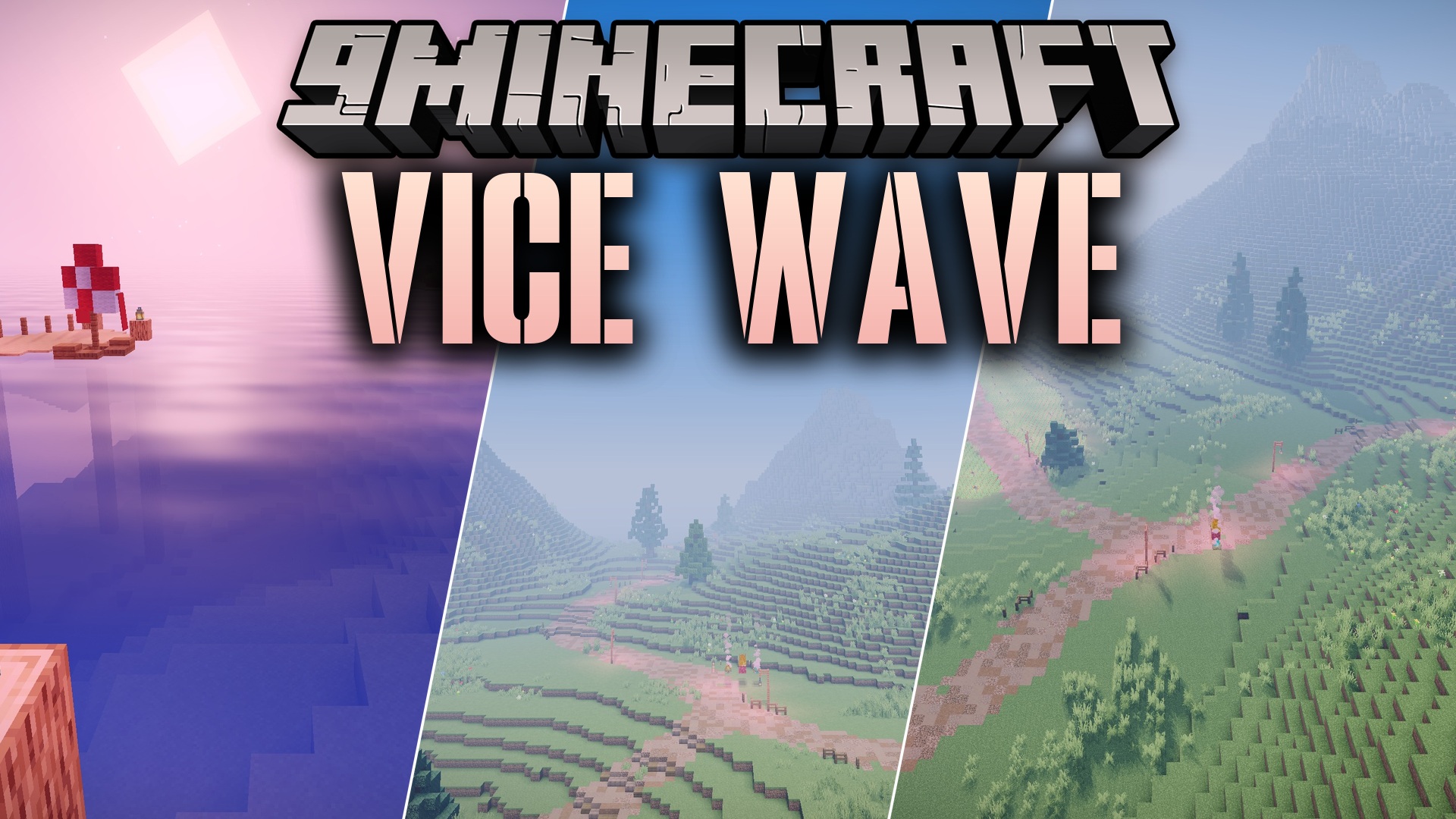 Vice Wave Shaders (26.2, 1.20.1) – Tropical Colors and Wave Reflections