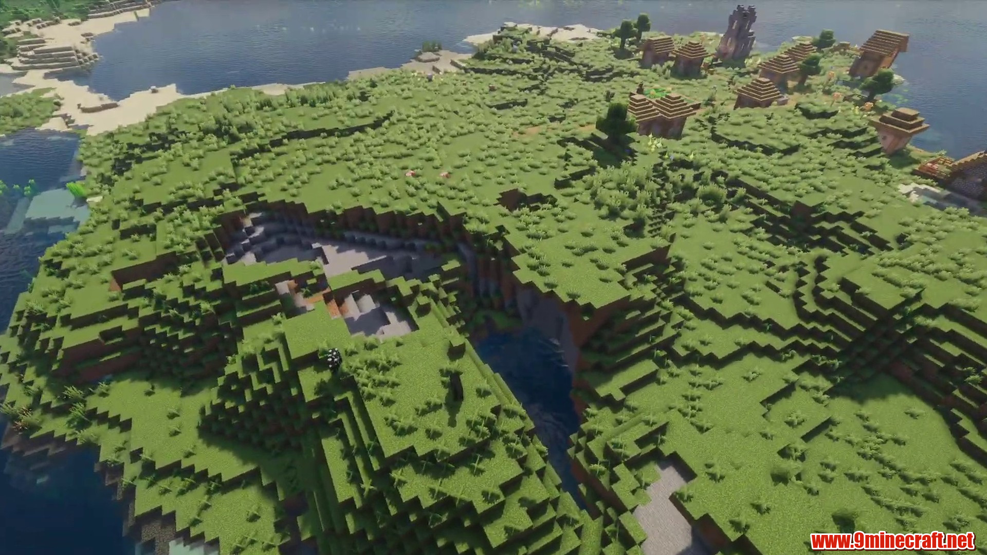 Village Starts With Room To Grow: 12 Minecraft Seeds (26.2, 1.21.11) – Java/Bedrock Edition 5 Scenic terrain from minecraft seed -3963331482619016220