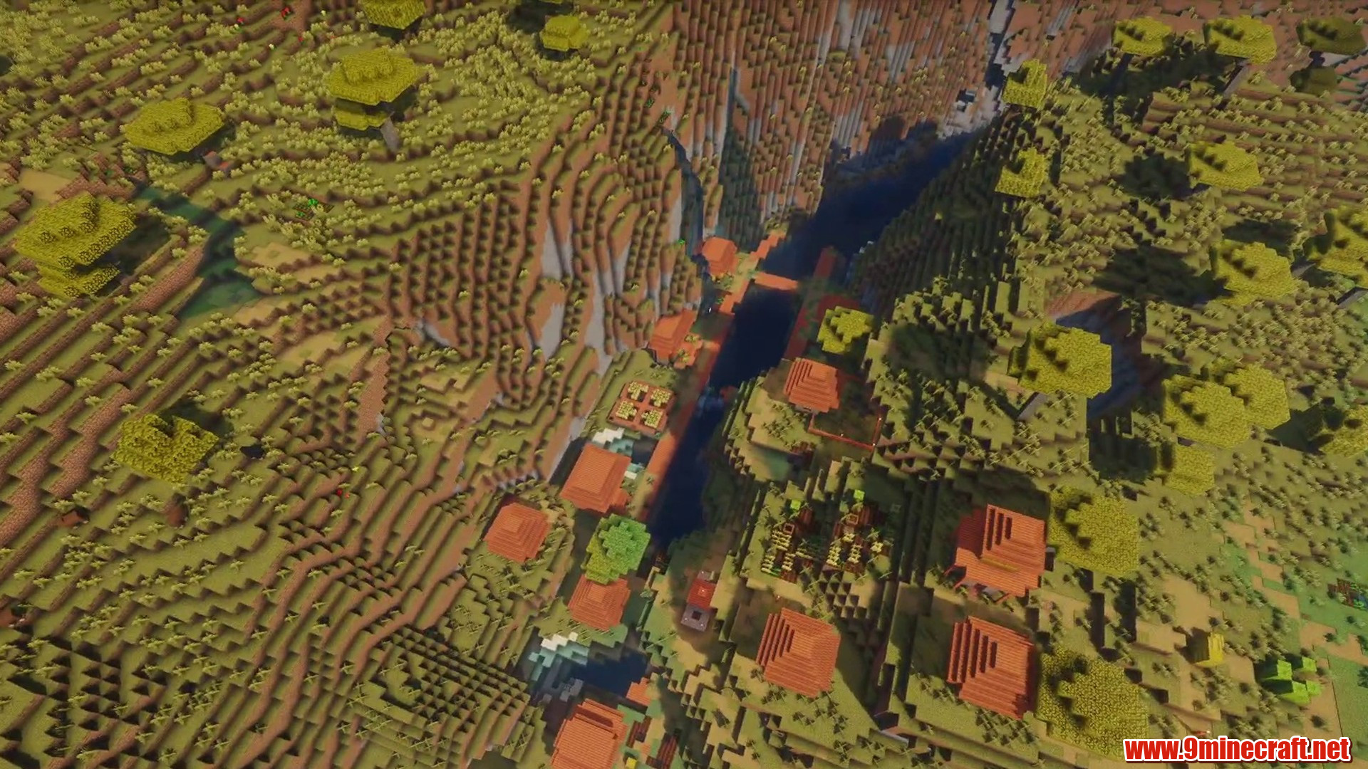 Village Starts With Room To Grow: 12 Minecraft Seeds (26.2, 1.21.11) – Java/Bedrock Edition 9 Scenic terrain from minecraft seed -3265900585499406363