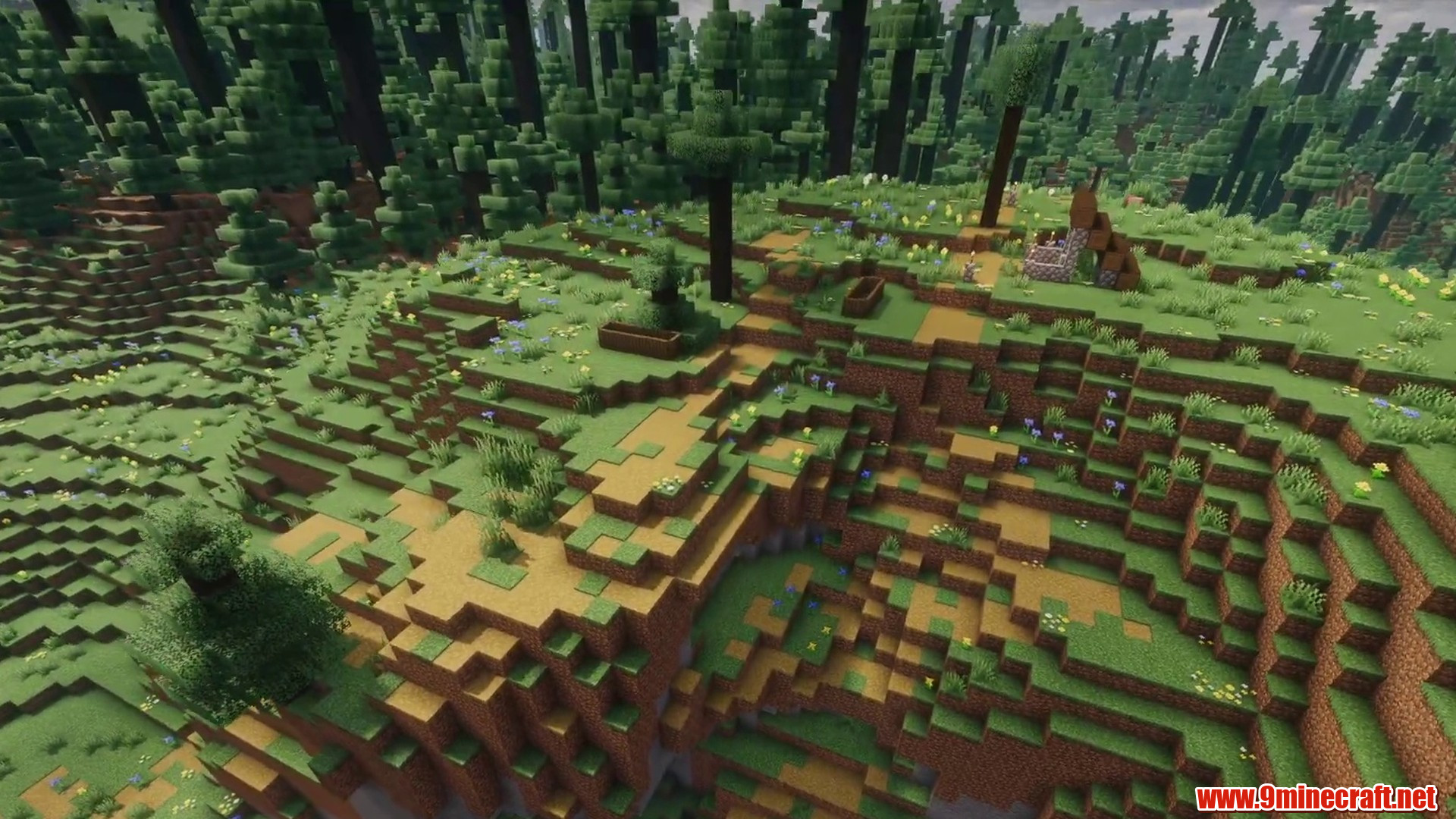 Village Starts With Room To Grow: 12 Minecraft Seeds (26.2, 1.21.11) – Java/Bedrock Edition 13 Scenic terrain from minecraft seed 403838806398805911