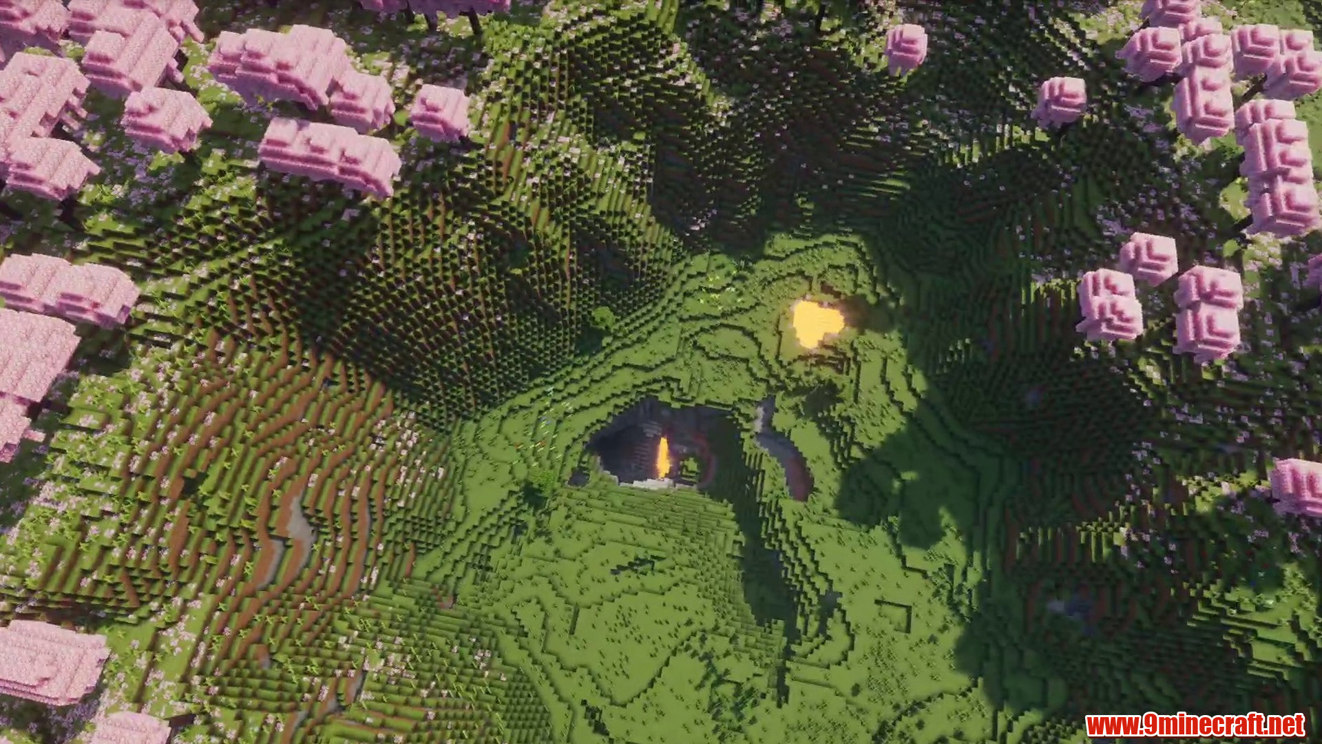 Village Starts With Room To Grow: 12 Minecraft Seeds (26.2, 1.21.11) – Java/Bedrock Edition 17 Scenic terrain from minecraft seed 4809593936914139525