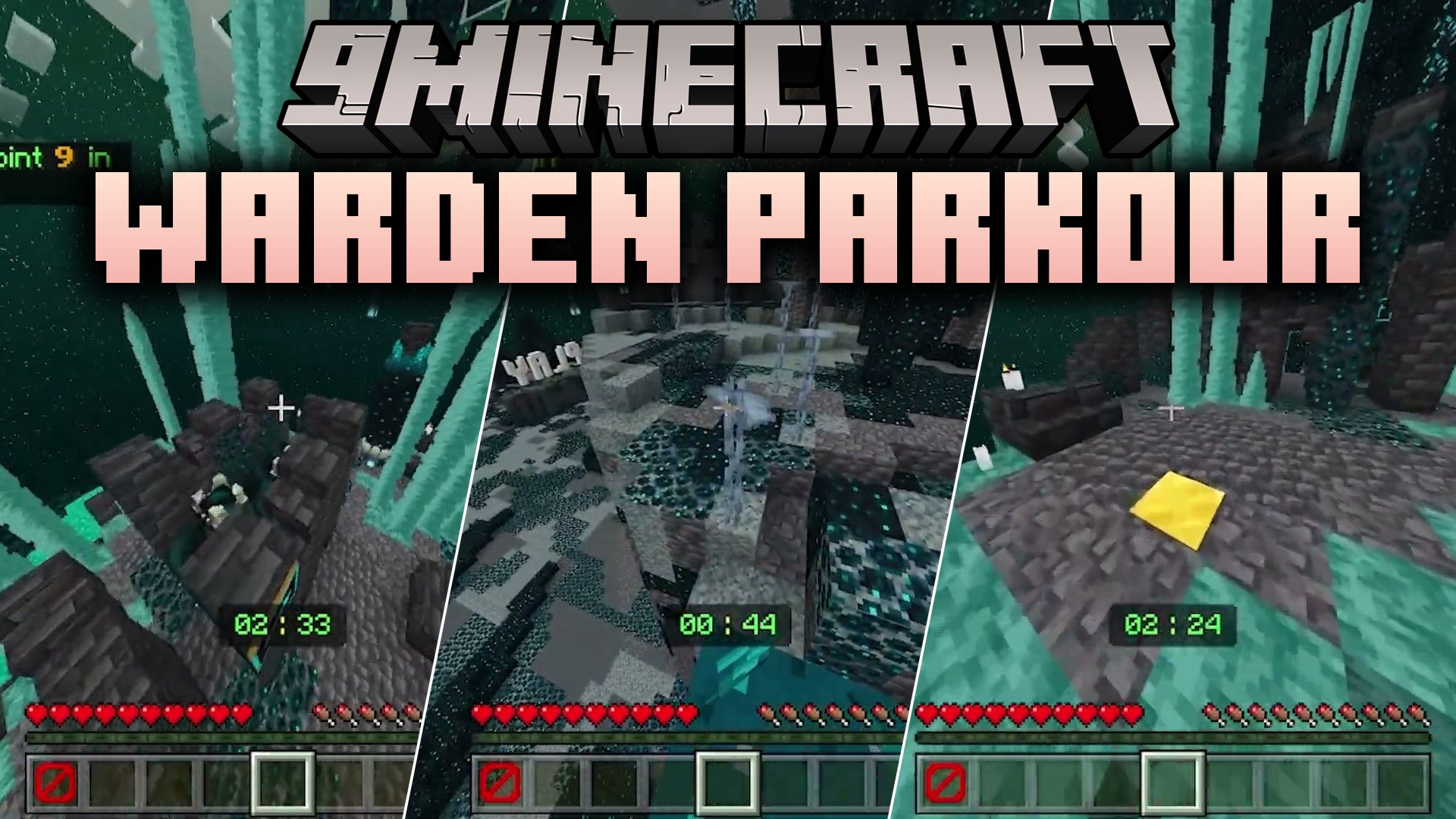 Warden Parkour Map (26.2, 1.20.1) – Ascend the Blind Beast Spiral
