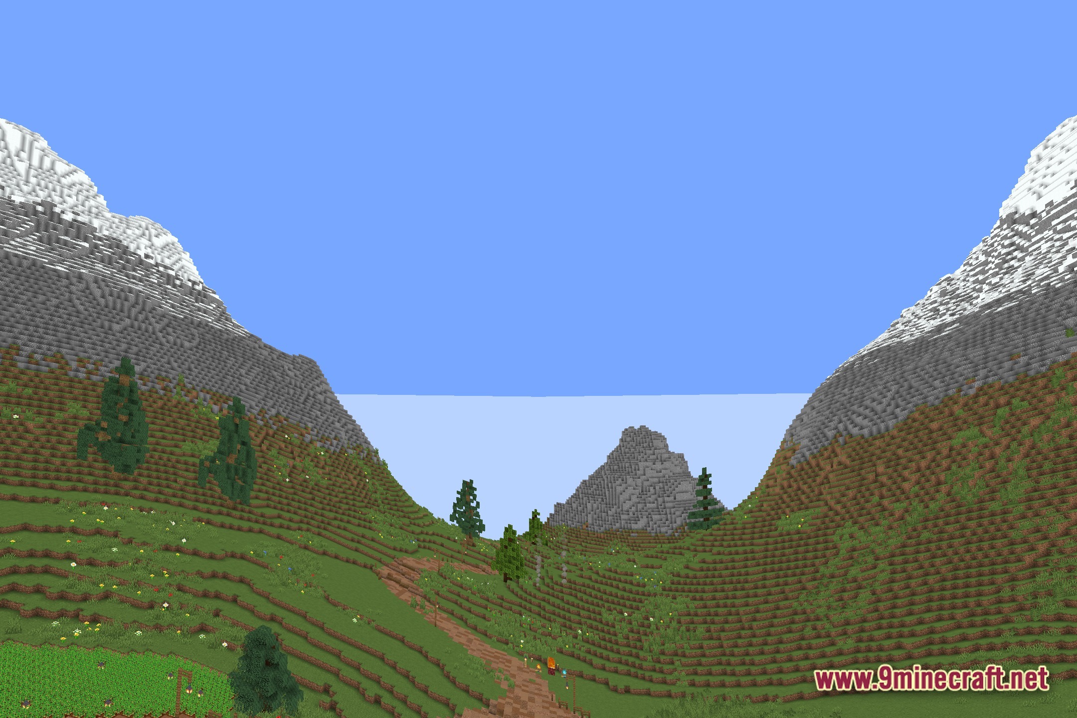 Wavy World Shaders (26.2, 1.20.1) – Lightweight Bending And Twisting Terrain 2 Wavy world shaders screenshot 1