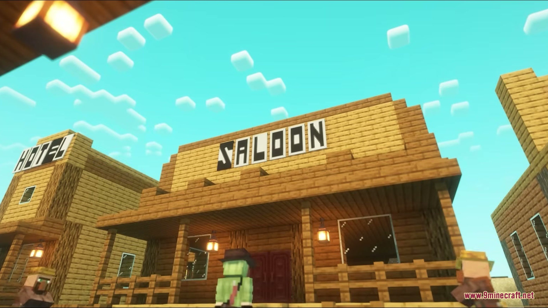 Wild West Structures Mod (1.21.8, 1.20.1) – Turn Dry Badlands Into Lively 4 Wild west structures mod adds a saloon and hotel to the desert biome