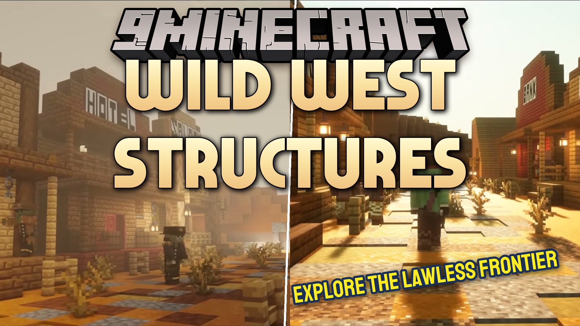 Wild West Structures Mod (1.21.8, 1.20.1) – Turn Dry Badlands Into Lively