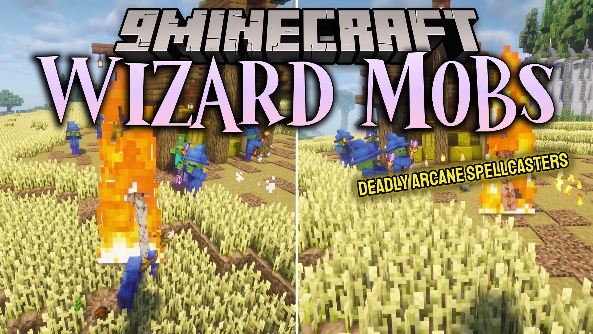Wizard Mobs Mod (1.21.1) – Survive Magic Attacks From Spellcasting Undead